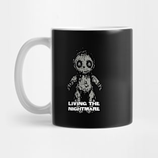 Creepy Scary Doll Living The Nightmare October 31st Horror Mug